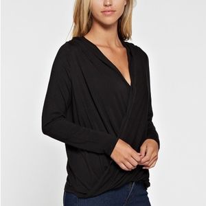 NWT Maronie Plunging Cowl Modal Top